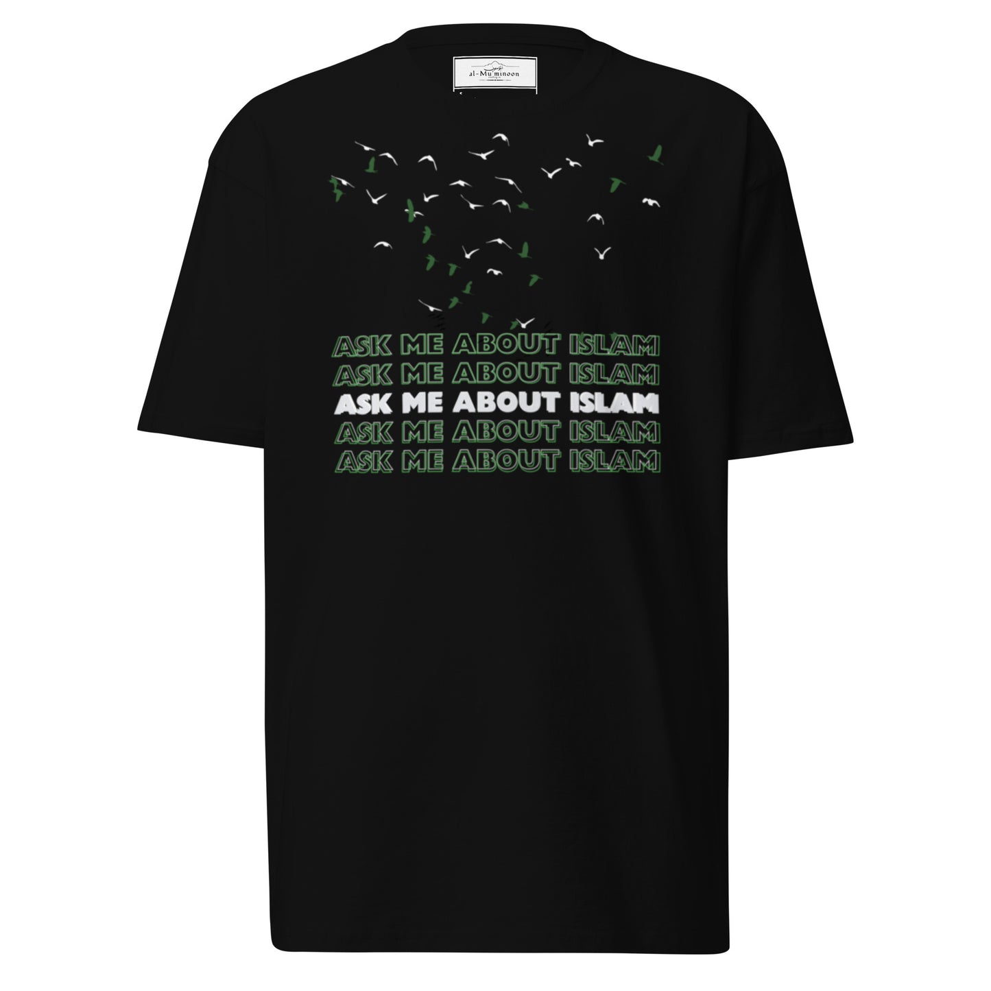 'ASK ME ABOUT ISLAM' Premium T-Shirt: Start a Conversation, Spread Knowledge