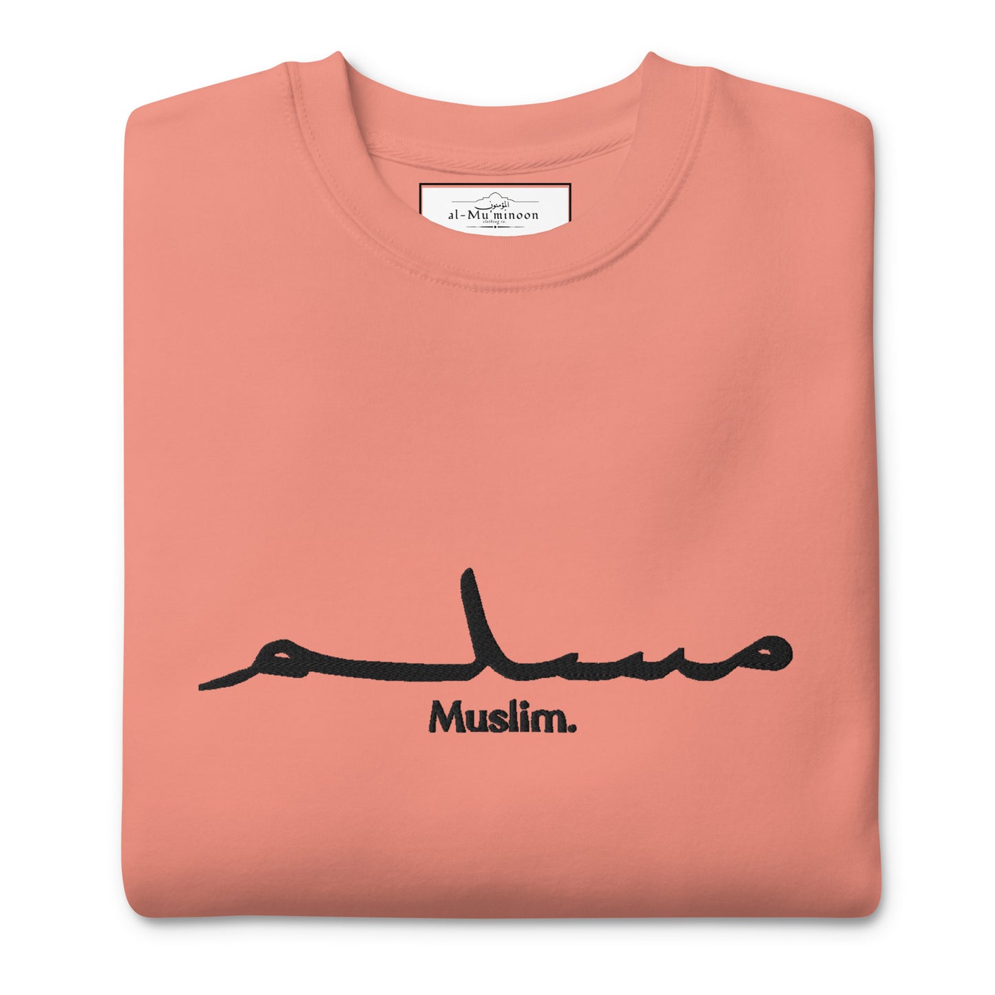 'Muslim Period' Embroidered Premium Sweatshirt (Multiple Colors Available)